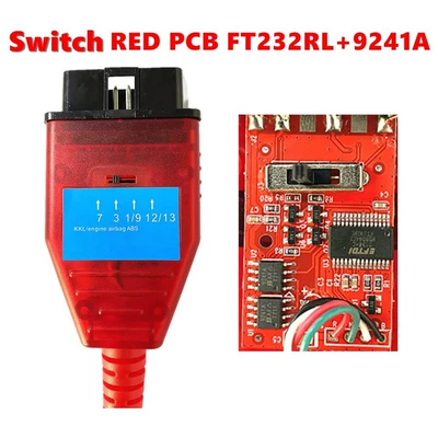 Vag 409.1 Red Board Avtomobil diaqnostika alətləri - ft232rl9241-with-switch