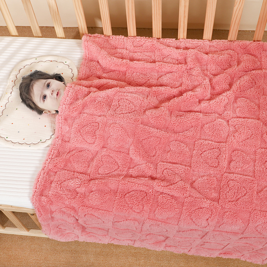 Children's Blanket, Coral Fleece Blanket, Newborn Soft and Absorbent Newborn Baby Bath Wrap, Infant Bath Towel, Blanket