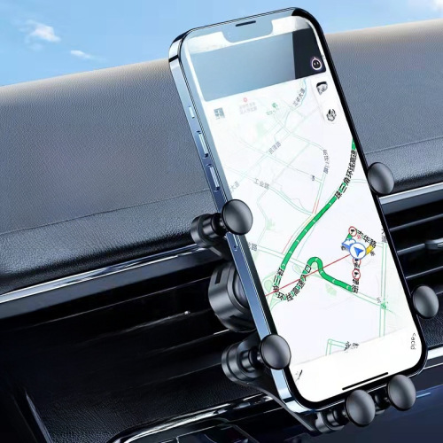 New Car Mount Holder, 6-Point Silent Gravity Retractable Airflow Navigation Fixed Bracket, Factory Wholesale