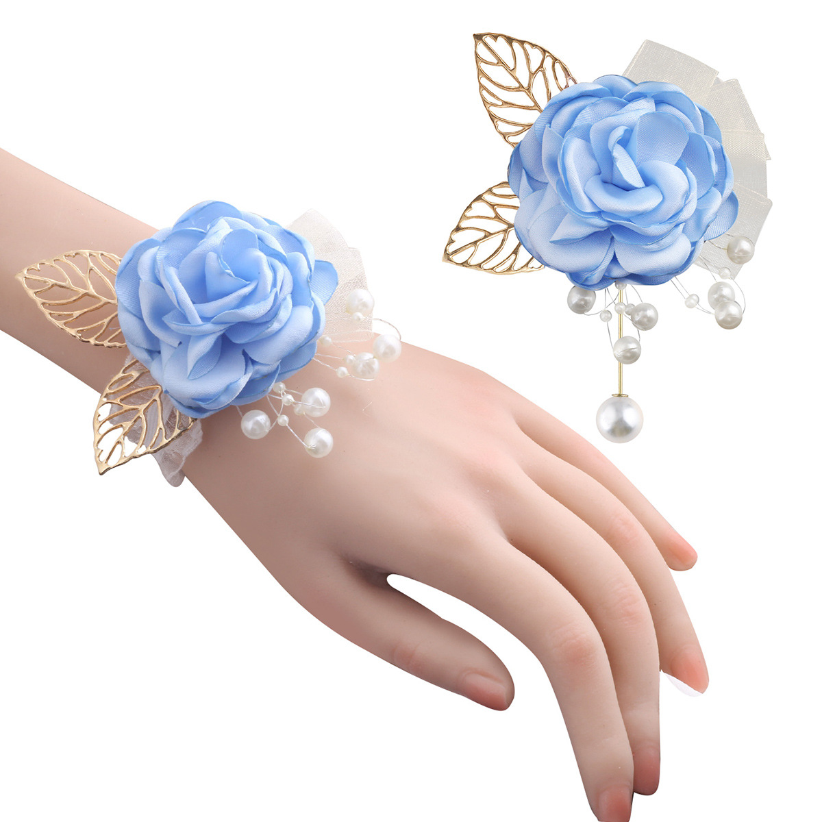 浅蓝手腕花+金珍胸花.jpg