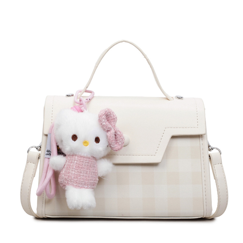 Cute bolso de estilo universitario 2026 nuevo estilo extranjero mujer sensación diaria mochila bolso de almohada de nicho