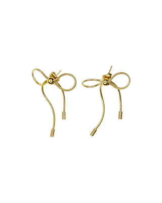 Women's Gender 1 Pair Casual Modern Style Bow Knot Titanium Steel Ear Studs