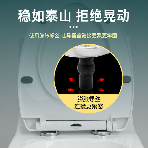 Bathroom toilet lid hardware fixing bolt clip screw toilet seat cover expansion screw cover parts universal accessories