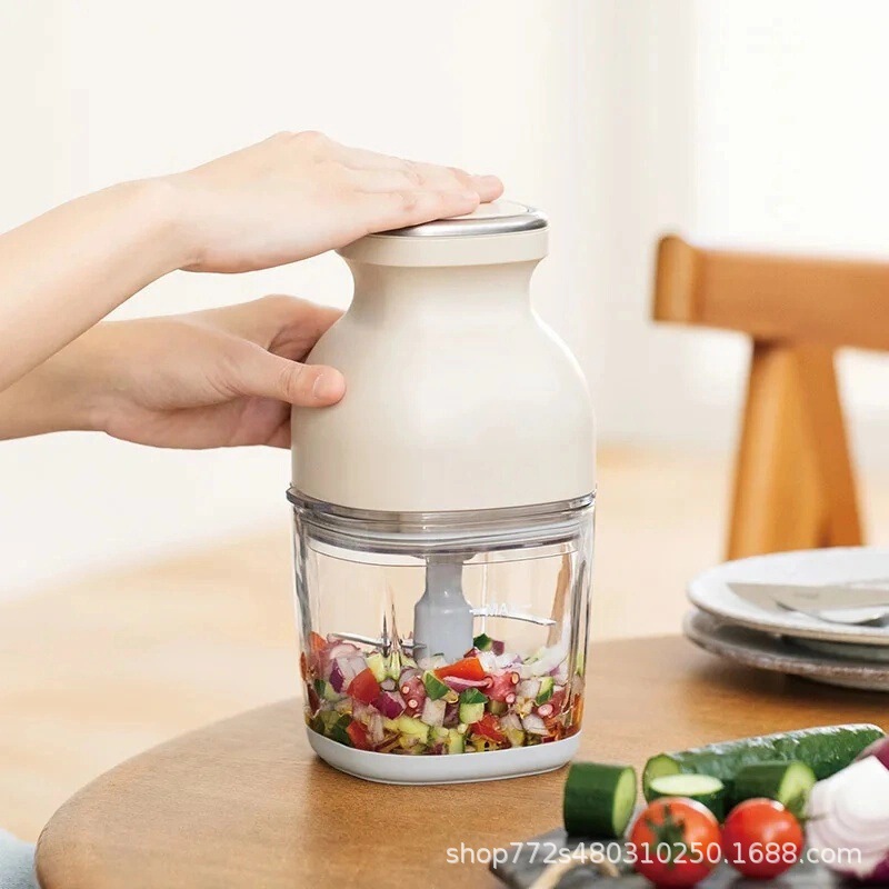 Japanese household wireless multifunctional food processor, meat grinder, food processor, portable rechargeable baby food maker, vegetable chopper