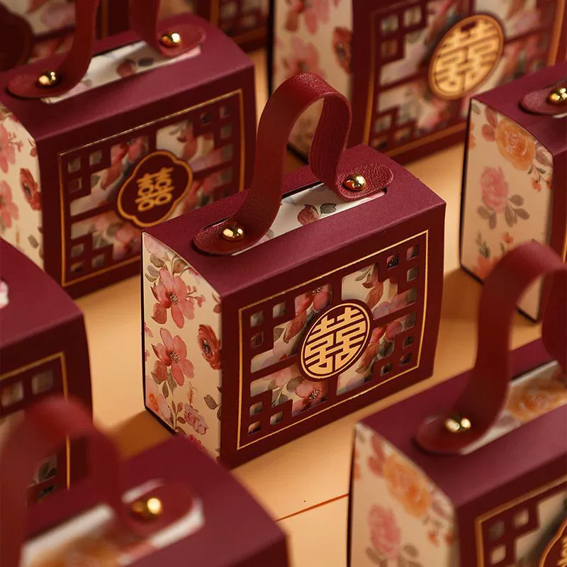 2025 новых свадебных коробок для конфет, китайские свадебные конфеты, высококачественные коробки для конфет, упаковка для помолвки, пустые коробки для сувениров