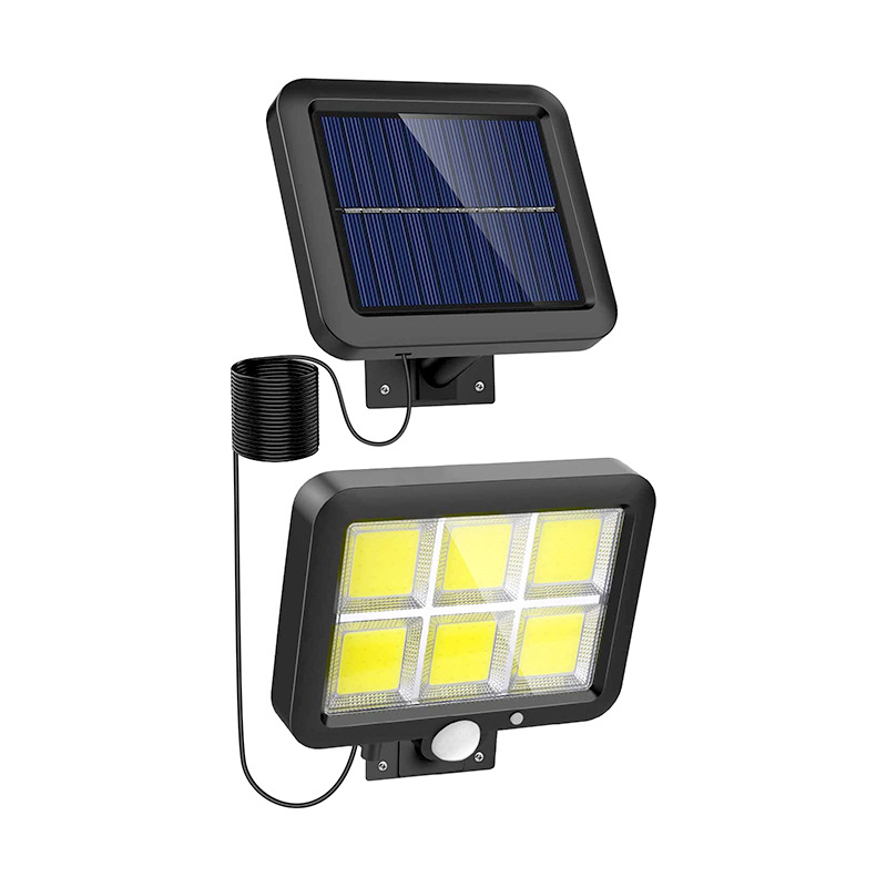 Lámpara de pared solar al aire libre patio Cuerpo Humano lámpara de inducción hogar dividir garaje iluminación LED lámpara de calle al por mayor