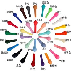 厚みのある 5inch ラウンドキャンディバルーン 5inch ラテックスバルーンさまざまな色のウェディングアレンジメントバルーンメーカー卸売