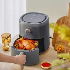 空气炸锅QZG-N10W2家用全自动3L 微电脑触控电炸锅 微蒸汽