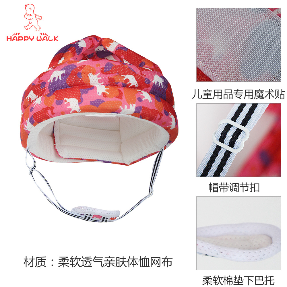 Bebé anti-caída almohadilla de protección para la cabeza bebé aprendiendo a caminar niños niño tapa de protección para la cabeza anti-colisión trasera caída de protección almohada