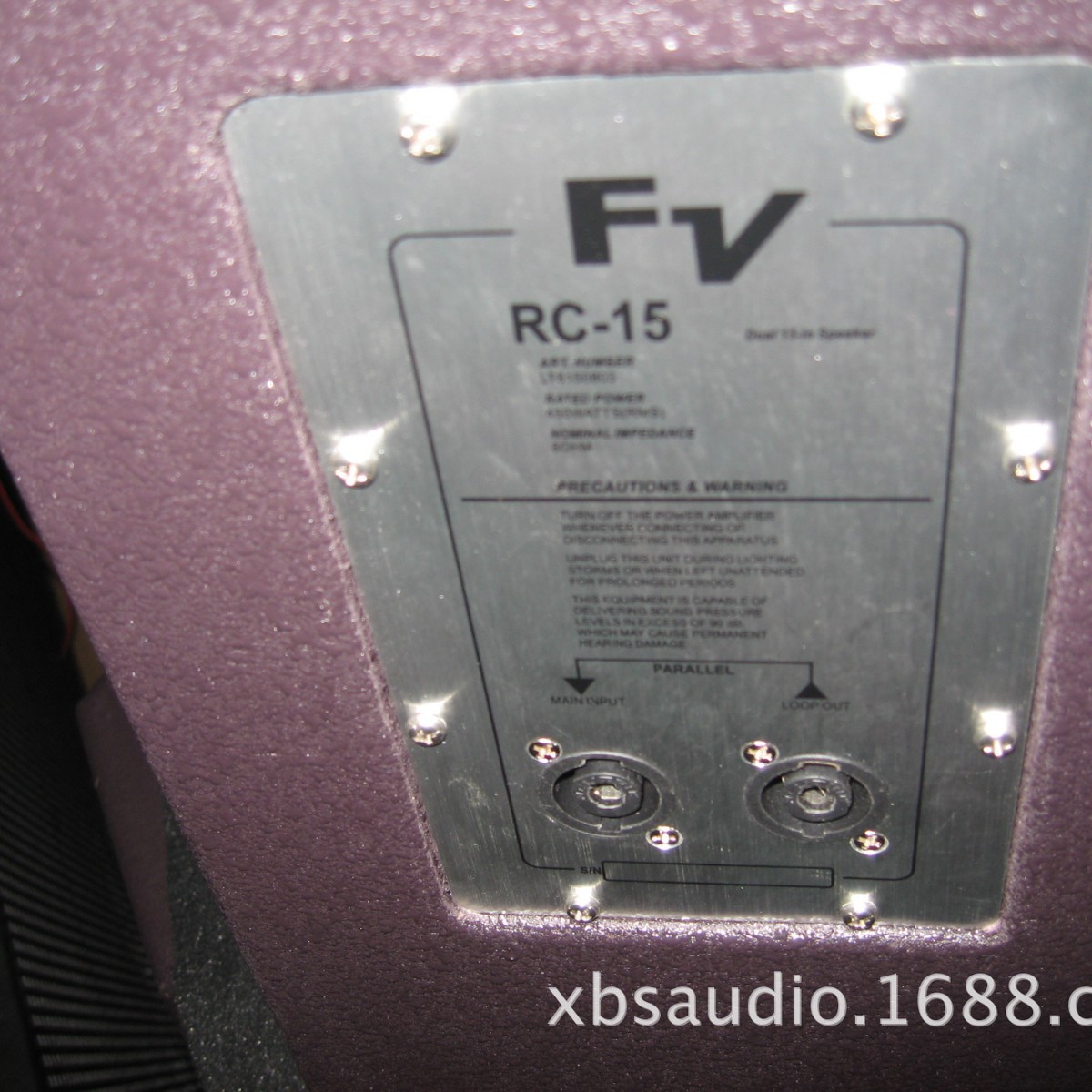 OS-15B solo 15 pulgadas de dos frecuencias de frecuencia completa etapa profesional de audio al aire libre rendimiento de ingeniería altavoz