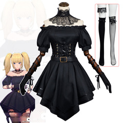 Grok伴侣Ani cos服智能AI虚拟女友哥特少女连衣裙虚拟伙伴cospaly