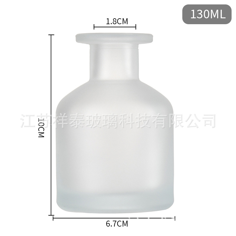 Botella de fragancia simple, taza de vela de moda, atmósfera romántica en el hogar, combinación de bambú y madera, cubierta de metal, tablero de vela de fragancia de vidrio