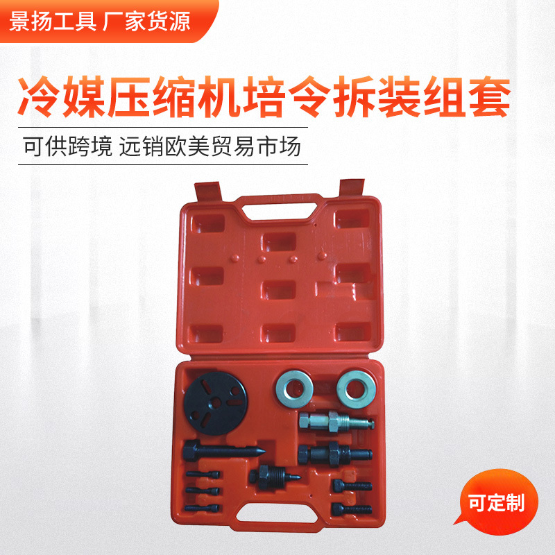 厂家货源 现货冷媒压缩机 培令拆装组套 冷媒压缩拆装 汽修工具