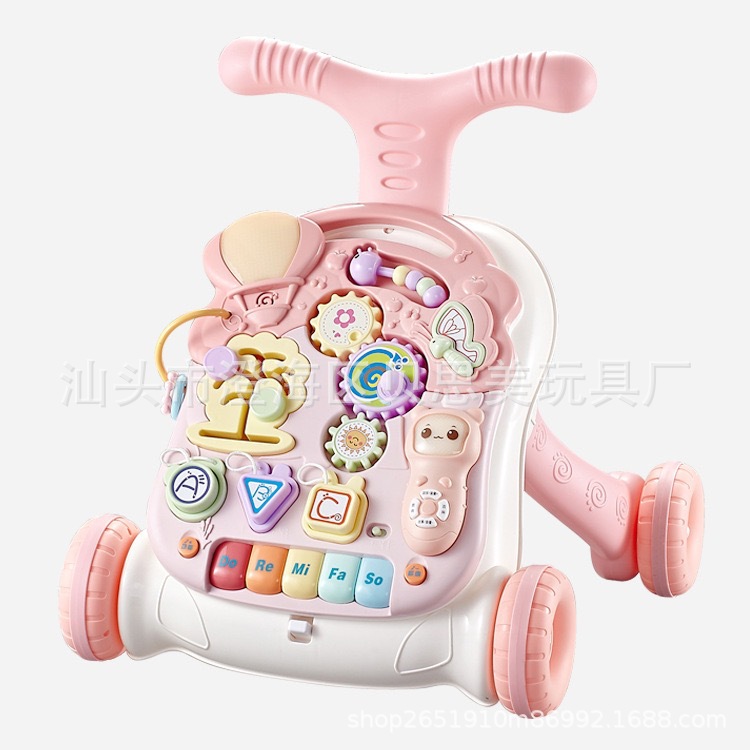 Walker transfronterizo juguetes infantiles婴儿 Walker multifuncional anti-rolling Walking Walker juguetes inteligentes