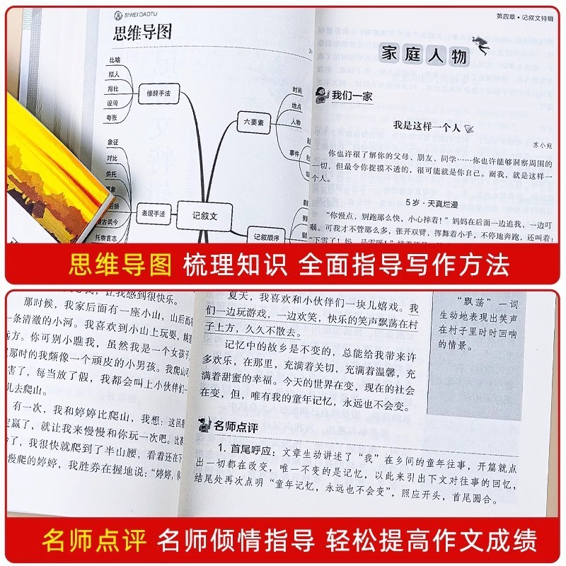中学受験向けフルスコア作文集 2025年人民教育版 中学生向けフルスコア作文集 優秀作文指導厳選書籍|undefined