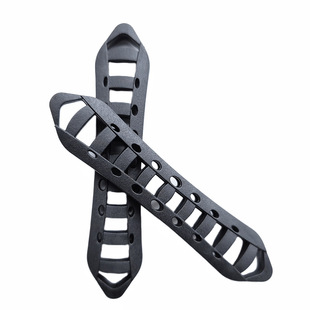 in stock supply luggage accessories plastic handle hollow PVC handle backpack webbing handle transparent handle