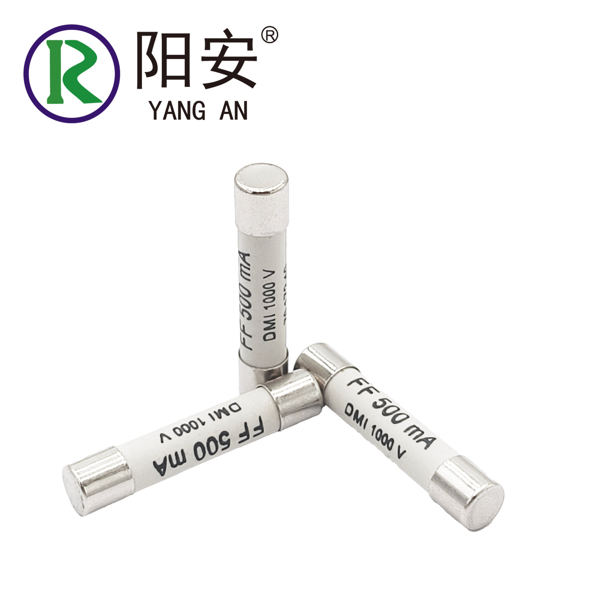 现货批发6X30mm陶瓷管保险丝高压熔断器300V500V工业级防护