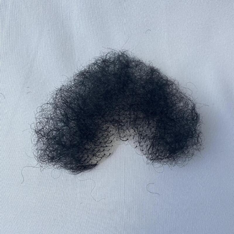 Manufacturer's In-Stock Silicone Doll Private Area Hairpiece, Lace Mesh Body Hair Curly Hair Piece, Long Curly Hair, Fluffy