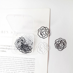 New Black Rose Colorful Floral Clip Plant Clip Manufacturer Creative Clip Accessory