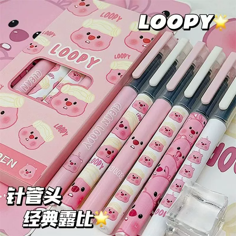 Роллер (Sanrio), 0,5 мм быстрой сушки, наборы по 6 шт. с милыми персонажами