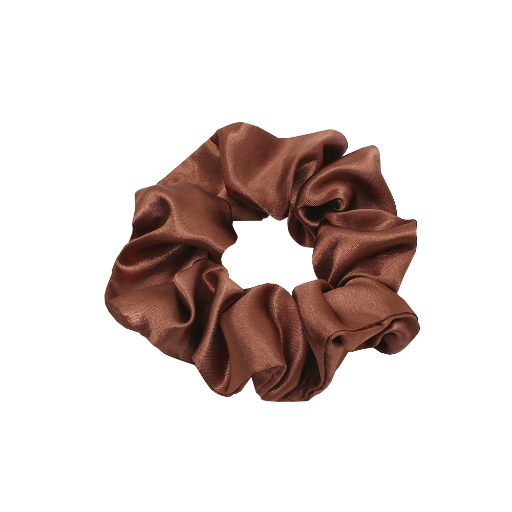 Hair Scrunchie Set, European Style, Satin Fabric, Simple Elegant Design, 6-Color Options