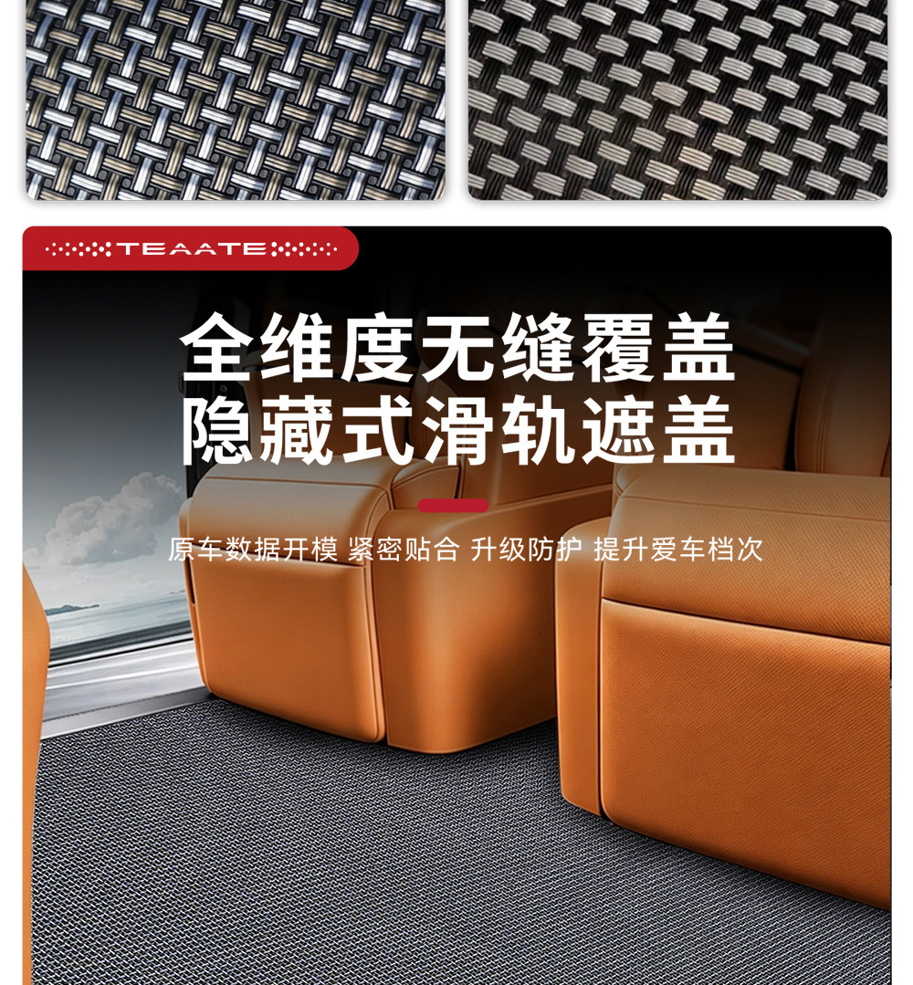[Immense Starry Sky] Suitable for Wei Brand Gaoshan 8 Carbon Fiber Pattern Woven Floor Mats, Waterproof and Non-Slip