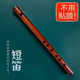 Ancient Style Beginner's Bamboo Flute for Adults with Zero Basic Tone, Kidsren's Transverse Flute for Beginners, Membraneless Piccolo, Unpopular Small Musical Instrument
