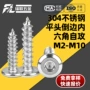 圆头平头斜边304螺钉