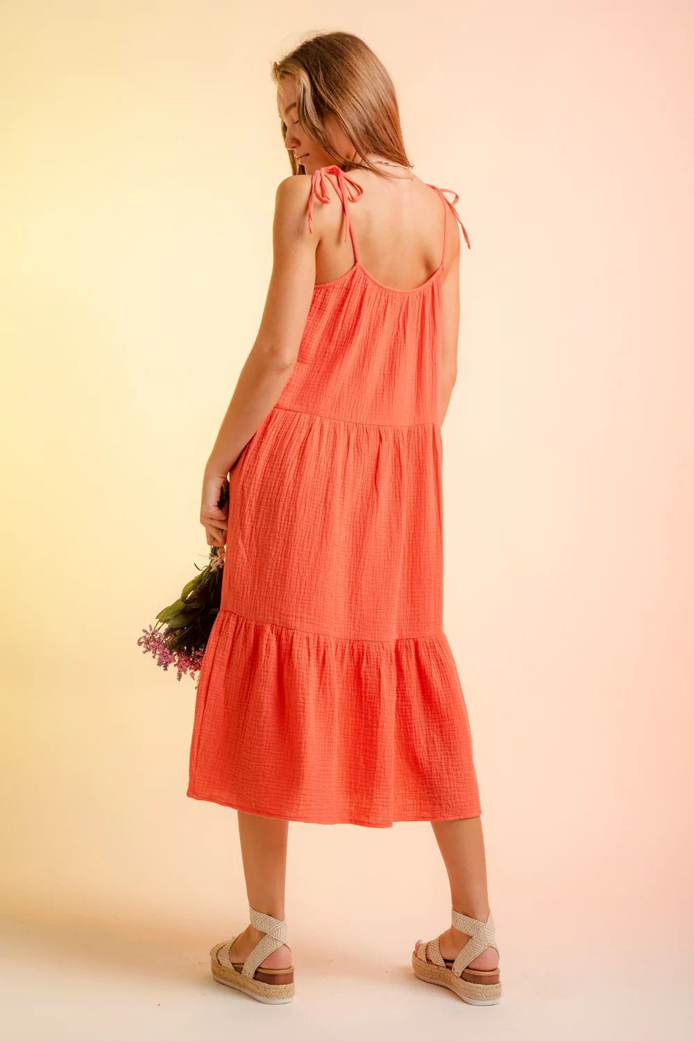 Venta Al Por Mayor Mujeres Estilo Simple Color Sólido Fiesta A Diario Correa Sin Mangas Vestido De Tirantes display picture 19