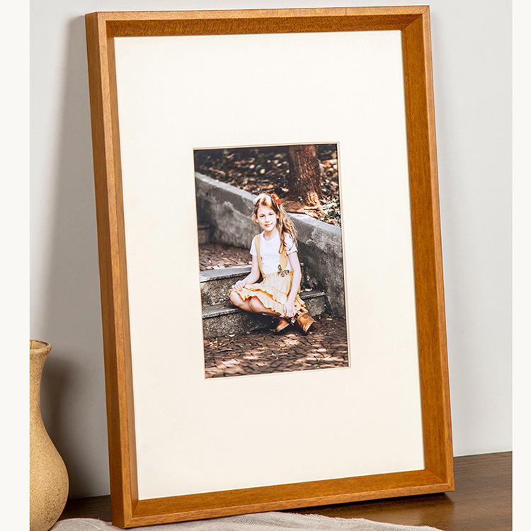 Solid Wood large picture frame wall 16 inch 20 24 36 poster 8K open 4K jigsaw frame A3 mounted picture frame wholesale