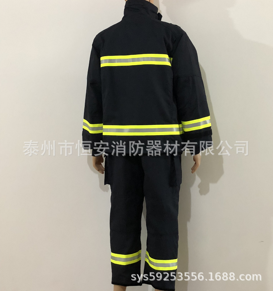 符合GA10—2014强检3C标准统型17款消防员灭火防护服
