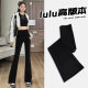 Weila shark pants autumn outer wear extended fleece-lined women's leggings high waist slim horseshoe trousers Barbie pants