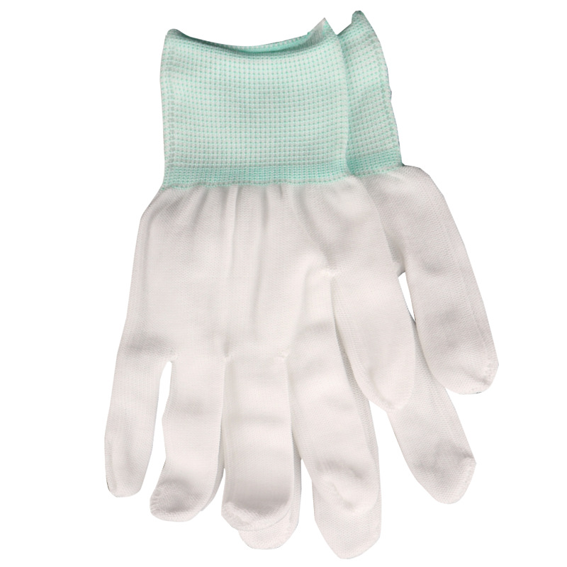 白色手套劳保手套13针尼龙作业劳保男女手套装饰画手套