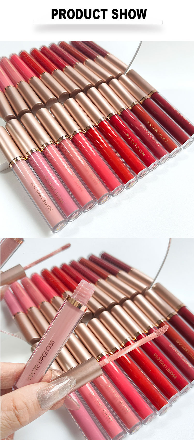 单支哑光雾面唇釉不沾杯唇彩