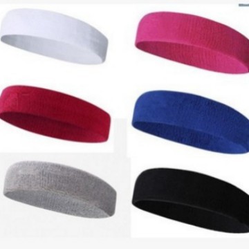 Pure Cotton Suwanle Diest Wristband Headband Sweat-Absorbent Sports Anti-Sweat Yoga Headband for Men and Women Tennis Running Basketball Headband