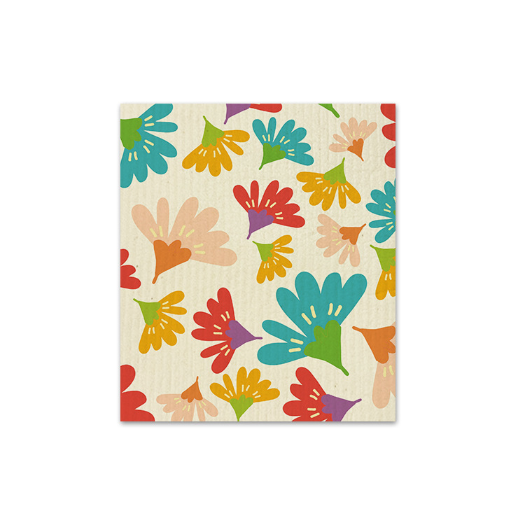 간단한 꽃 반복 그림 1