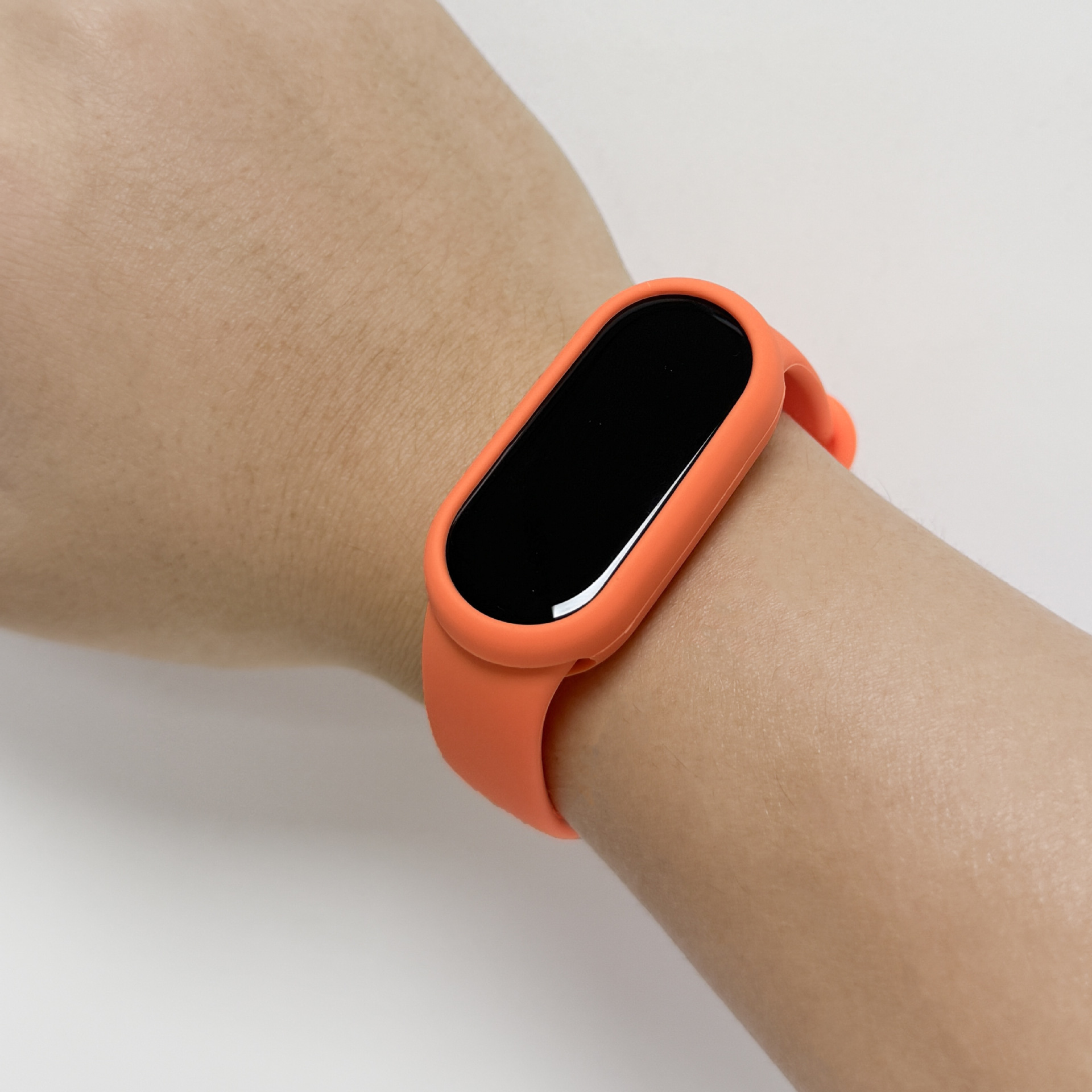 Suitable for Xiaomi Band 8/9/9/10 ceramic watch case, silicone anti-drop and wear-resistant protective cover, simple and pure undefined
