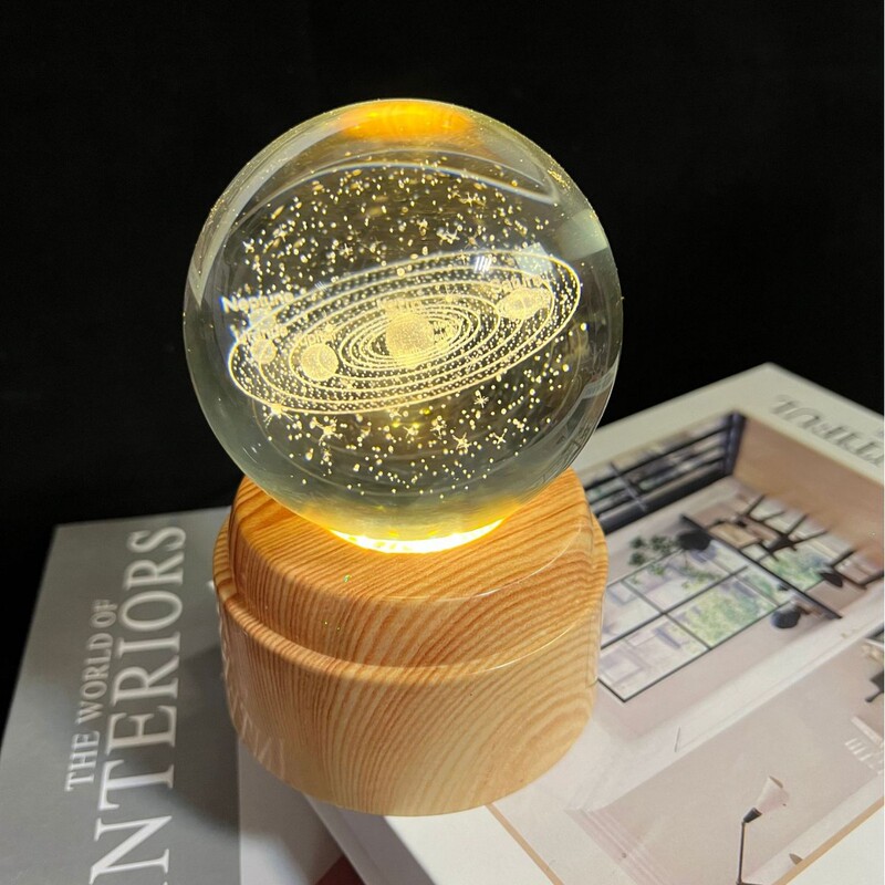 クロスボーダー熱モデル回転灯座水晶玉銀河布布カピバラの新型発光小夜灯卸売り|undefined
