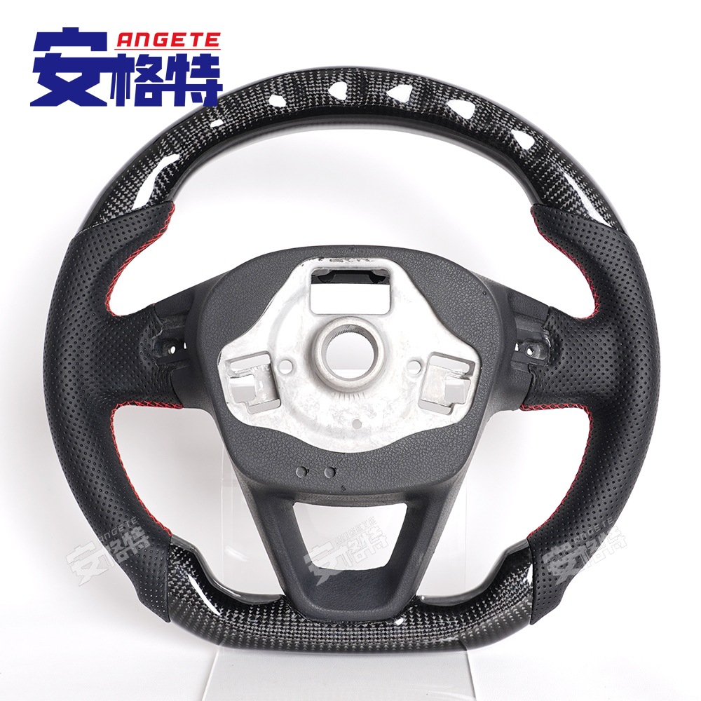 Suitable for 13-19 Seat/Leon/Ibiza/Led Smart Flat-Bottom Steering Wheel Car Steering Wheel