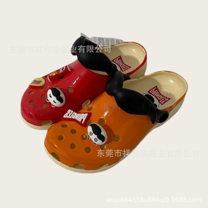 Dongdong zapatos nueva pareja Duck Duck barba papas fritas EVA suave confortable sandalinas de playa antideslizantes al por mayor