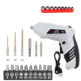 Маленькая электрическая отвертка, перезаряжаемый комплект с зарядкой, литиевые батарейки, электродрель с косичкой, набор