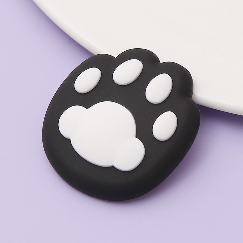 新しいかわいい猫の爪衝突防止パッドドアハンドル衝突防止ステッカーシリコーン 3D 保護壁ステッカー装飾ステッカー工場直販ドア|undefined