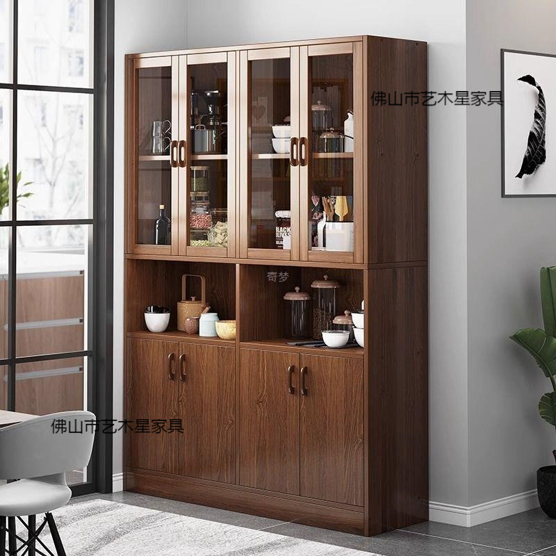 Sideboard Storage Cabinet Wine Cabinet Living Room Wall-Mounted Integrated Cabinet Rural Kitchen Cabinet Storage Cabinet Side Cabinet Storage Cabinet