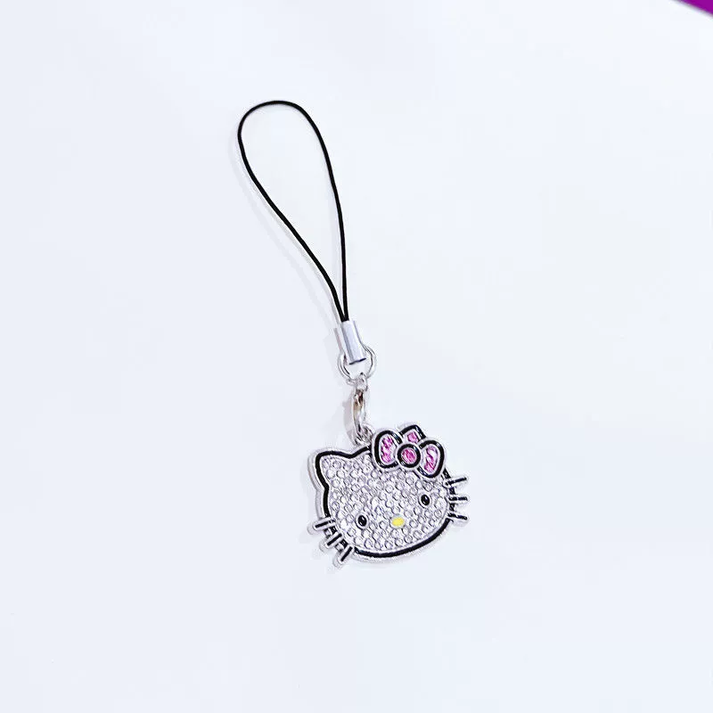 Hello kitty, ремешок, кошелек, ретро милый подвес, брелок, 2 карат