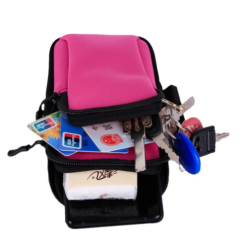 Outdoor Fitness Sports Phone Arm Bag for Phones Under 6 Inches, Universal Arm Bag, Multifunctional Arm Bag