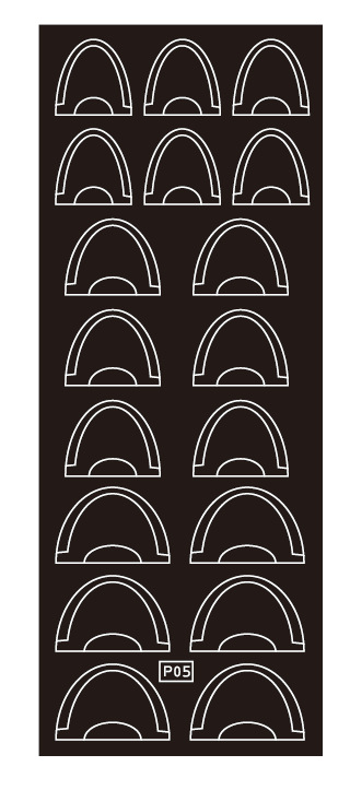 Nueva pegatina de inyección de tinta de uñas estilo japonés amor mariposa oso WW8001 línea de estampado de leopardo pegatinas de uñas calientes