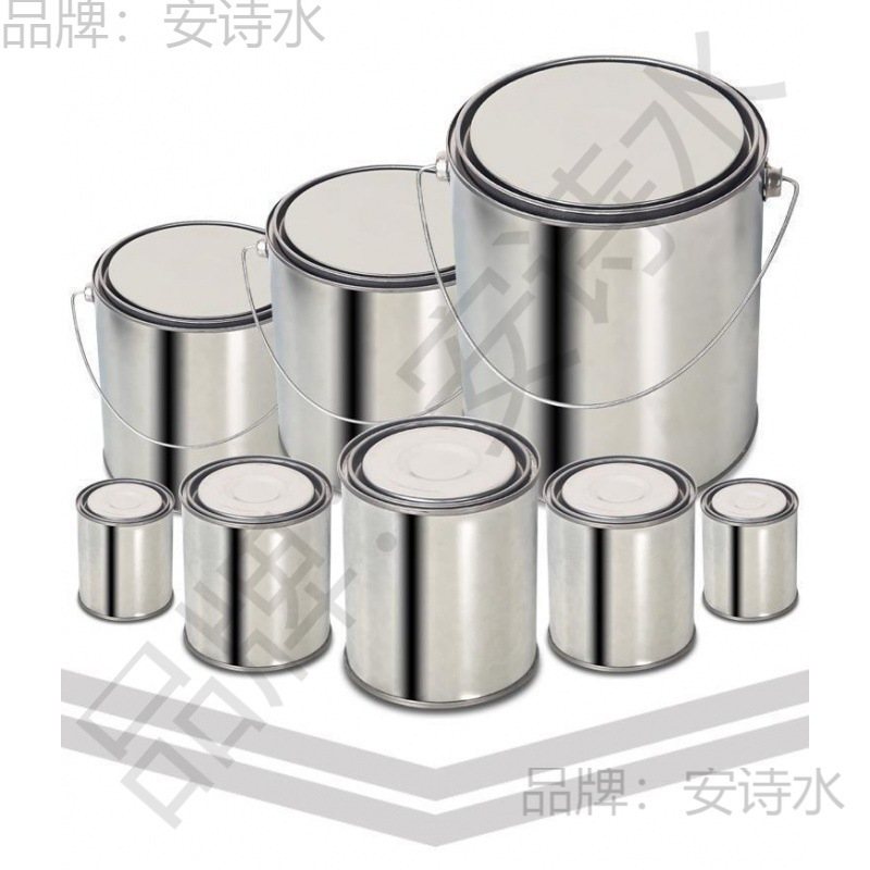 实验取样桶沥青铁桶密封油漆桶留样加厚工厂圆形空桶铁罐化工包装