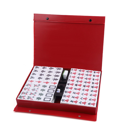 Mahjong Mahjong manufacturers directly supply cross-border foreign trade melamine high-quality first-class mahjong first-class color clear mahjong