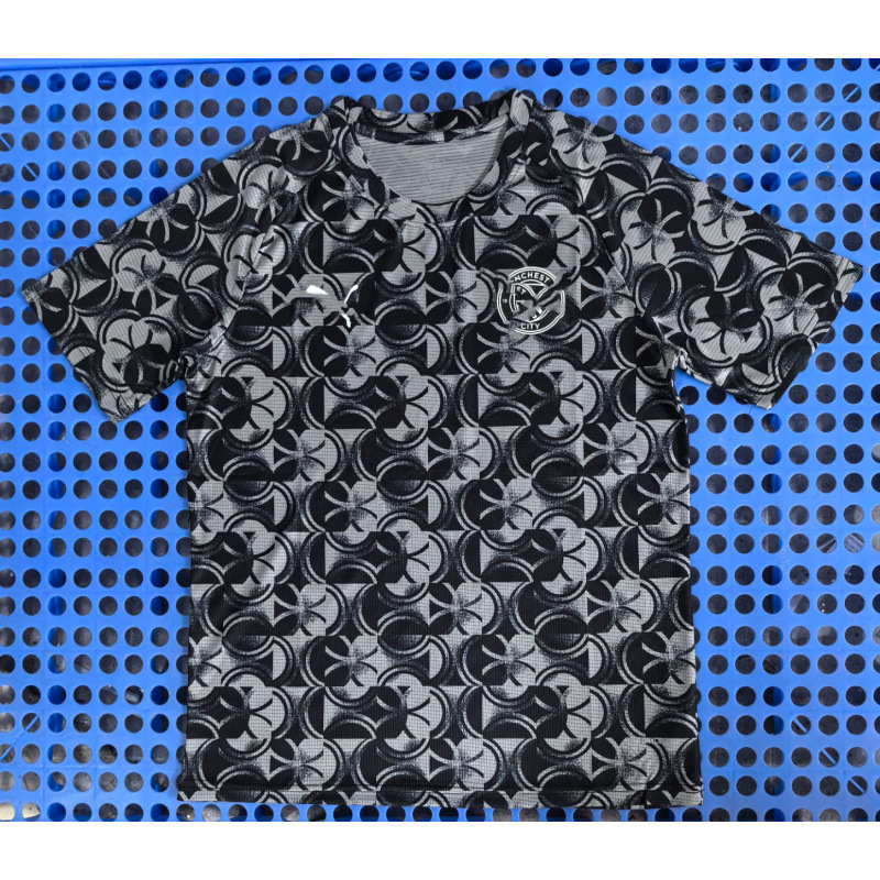 25-26 맨체스터 시티 블랙 앤 그레이 트레이닝 유니폼