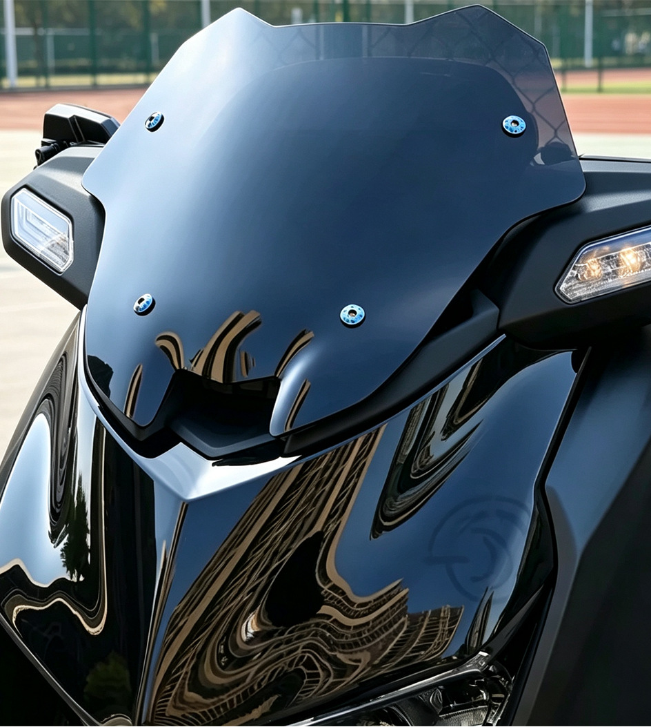 Suitable for Yamaha Xmax300 Front Windshield V3 Thai Version Modified Racing Windshield Model 25-26